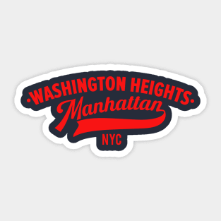 Washington Heights Logo - Manhattan Sticker